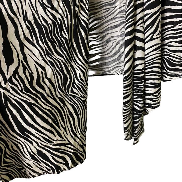 Colour Works NWT‎ Zebra Print Shrug Cardigan Sz M (2497) - Picture 3 of 5